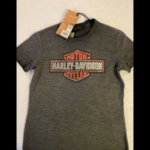 NWT Harley-Davidson studded t-shirt “ let’s ride “